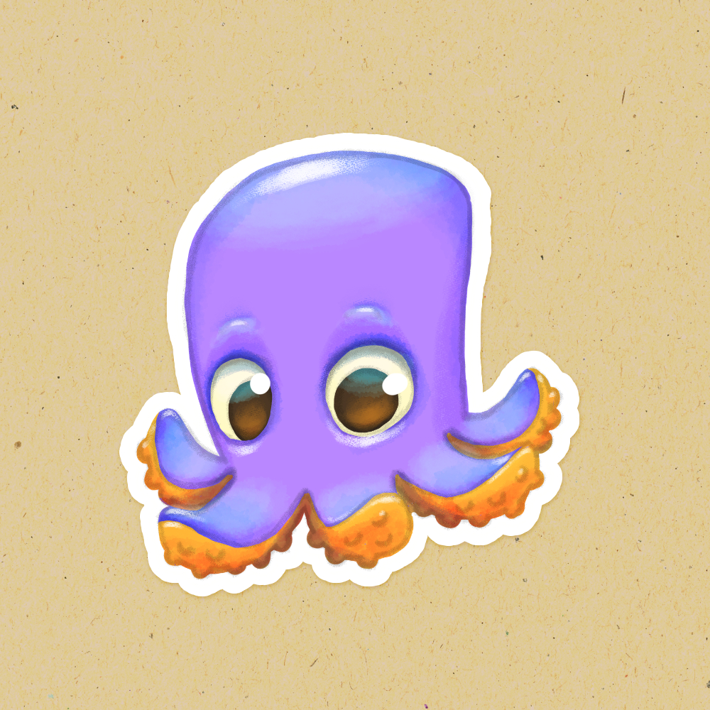 Fish Pal Blinky Stickers 3-Pack - StickerMojis.com
